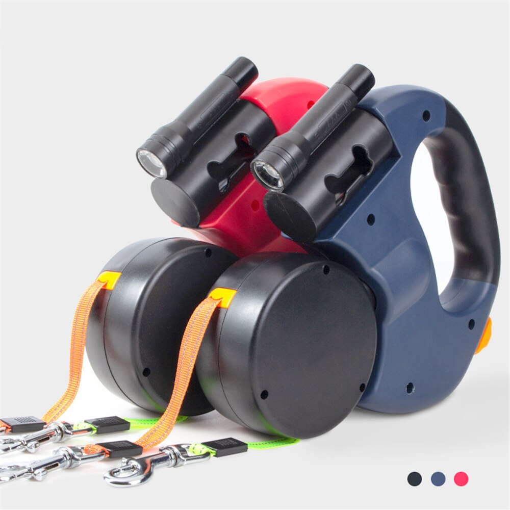 Smart Retractable Pet Leash with LED Light