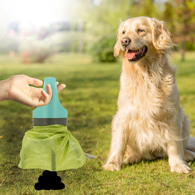 Hands-Free Portable Pet Waste Scooper