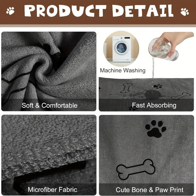 Ultra- Absorbent Dog Drying Towel