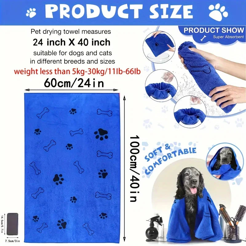 Ultra- Absorbent Dog Drying Towel